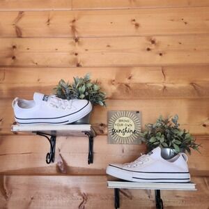 Converse Chuck Taylor All Star Knit Stretch Shoreline White Slip On 565490F Sz 7